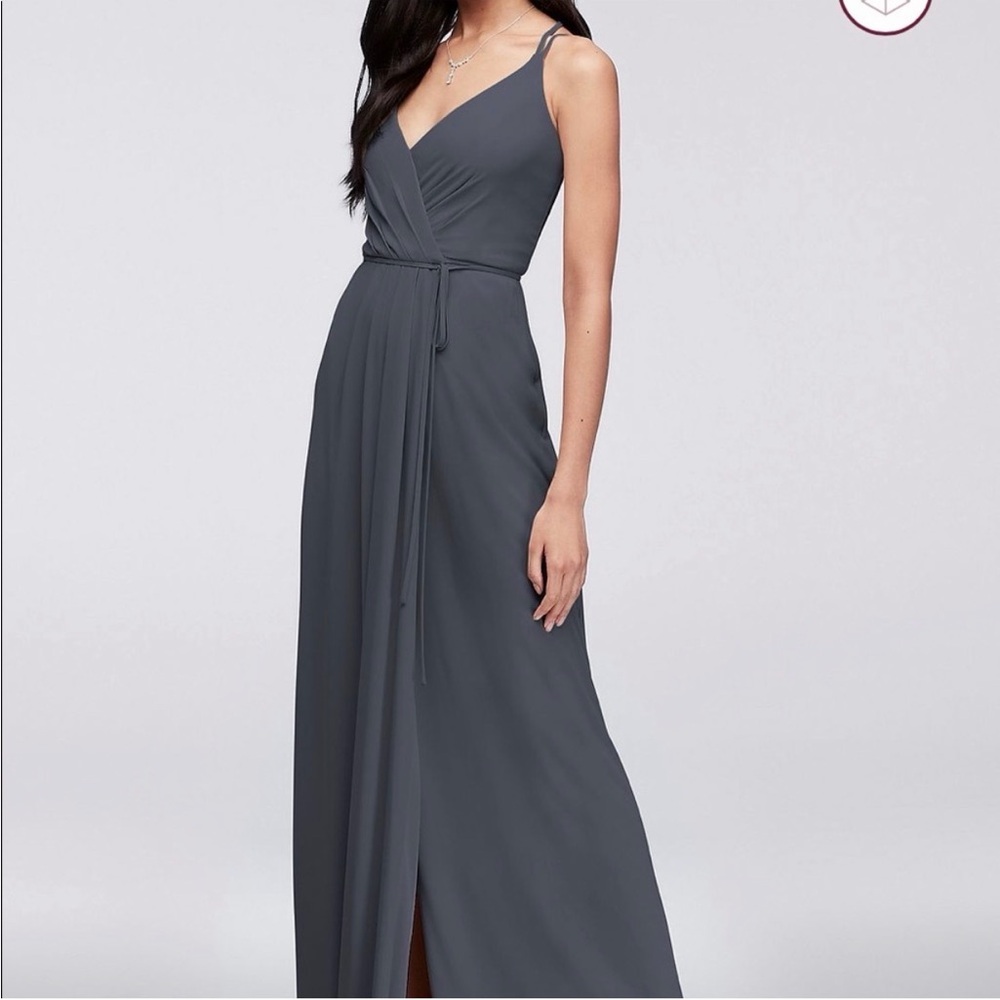 David's Bridal Dress Sage Green